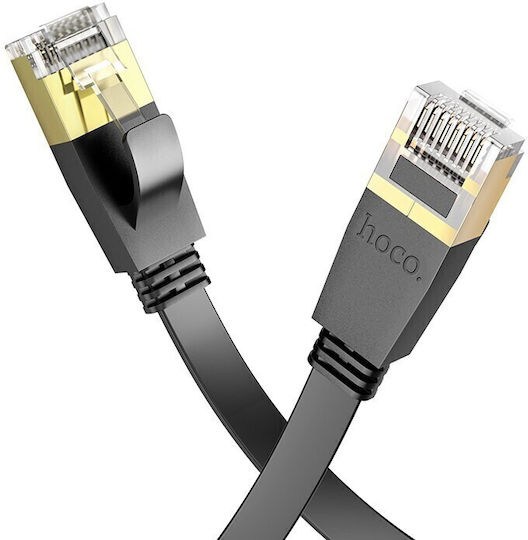 Hoco Flat U/UTP Cat.6 Gigabit Network Cable Ethernet 5m Black
