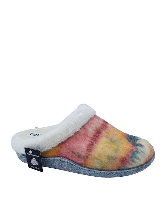 Anatomical Women's Slippers with Fur