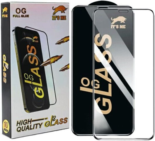 Adeziv complet Full Face Tempered Glass Negru (Redmi Note 6 Pro)