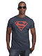 Cotton Division T-shirt Superman Blau Baumwolle