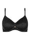 Bra with Light Padding without Underwire Black