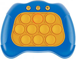 Consolă Interactivă Joc Pop It Flippy Ameliorator de Stres Funcționare pe Baterii ABS Silicon Albastru 12 X 10 X 5.8 Cm