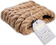 Creative Deco Lina Jute 5m Length 30mm Thickness Strong Durable Rope Twisted Natural Brown Color Ideal Garden Interior Decoration Art Projects Crafts