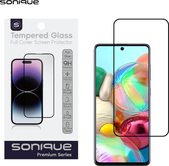 Hardy Glass Sonique Premium Series Hd Full Cover 9h Samsung Galaxy A71 Galaxy A72 4g Galaxy Note 10 Lite Μαύρο