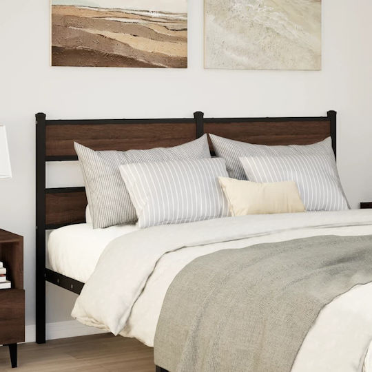 vidaXL Metallic Brown Bed Headboard 146cm