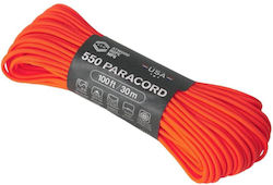 Helikon Tex Σχοινί Διαμέτρου 4mm με Μήκος 30m Πορτοκαλί
