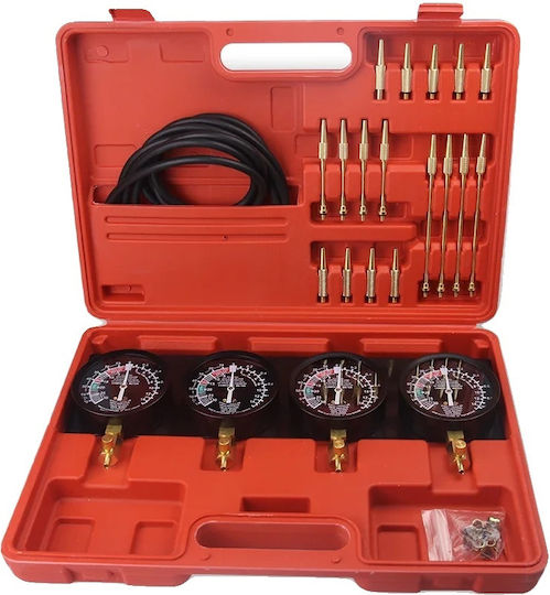Carburetor Synchronizer Tool 4 Gauge Set Precise Calibration Durable Brass Construction