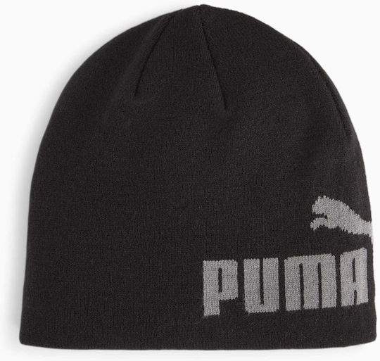 Beanie Unisex Σκούφος Πλεκτός σε Μαύρο χρώμα