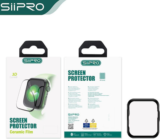 SiiPro Full Face Tempered Glass pentru Apple Watch 41mm 1buc