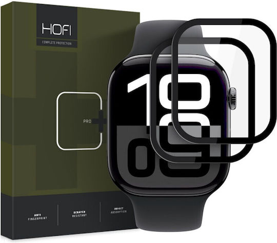 Hofi Hydroflex Gehärtetes Glas für das Apple Watch 10 / 11 (46 mm) 2Stück