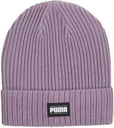 PUMA Ribbed Classic Cuff Beanie Unisex Σκούφος Πλεκτός σε Μωβ χρώμα