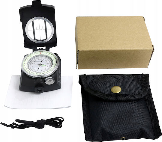 Professional Military Compass Prismatic Metal Map Compass