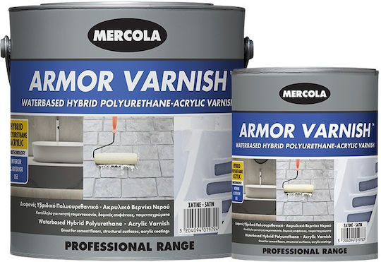 Mercola Impregnation Varnish Polyurethane Water Colorless Gloss 2.5lt
