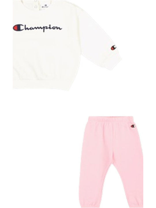 Kids Sweatpants Set White 2pcs