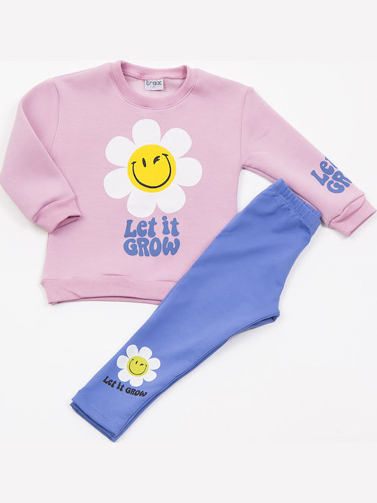 Trax Kids Set with Leggings Pink 2pcs