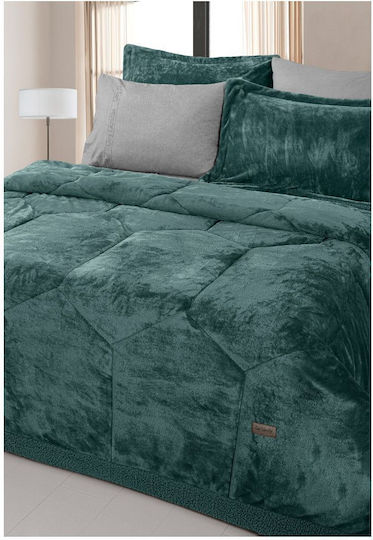 Guy Laroche Bettdecke Einzelbett 160x240cm Prisma Emerald