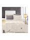 Guy Laroche Duvet Single 160x240cm Prisma Ivory 780Gsm