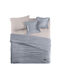 Guy Laroche Bolzano Σετ Κουβέρτα Sherpa Υπέρδιπλη 220x240εκ. Silver Velvet