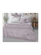 Guy Laroche Bolzano Set Sherpa Blanket Double Bed 180x220cm Melanze