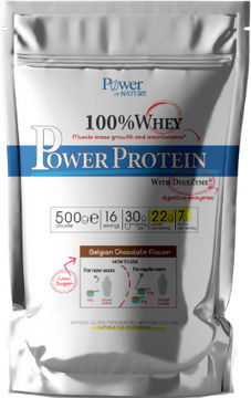 Power Of Nature Power Protein Proteină Din Zer cu Aromă Ciocolată belgiană 500gr
