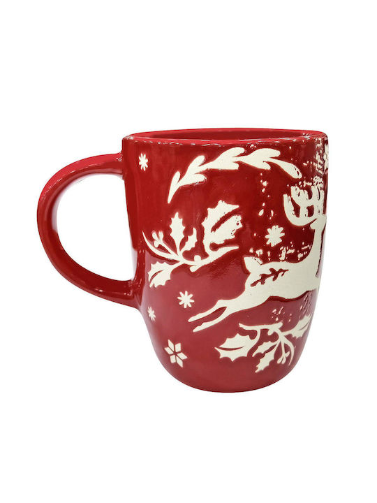 XMASfest Christmas Mug Red L13xW10cm.