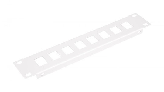 Equip Patch Panel Keystone για Rack 1U 10" Γκρι