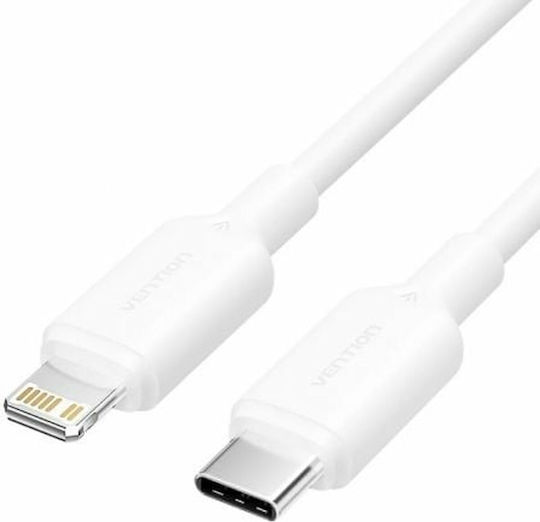 Vention USB-A to Lightning Cable 27W Λευκό 2m LAKWH