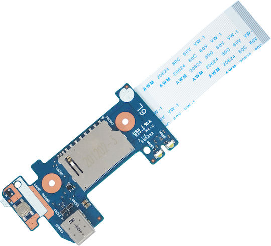 Κουμπί Εκκίνησης Usb Type-c Power Button Board Ibm-lenovo B50-30 E208903-5 Καλωδιοταινία Κωδ.1-brd149