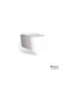 Bianco Ceramica Wall-Mounted Toilet Rimless with Slim Cover Soft Close White