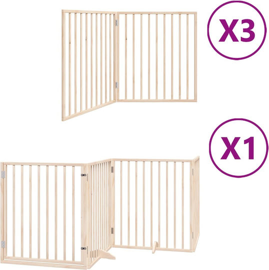 vidaXL Divider Dog in White Color 800 x 90cm
