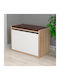 Holz Schuhschrank Vidal 60x30x45cm