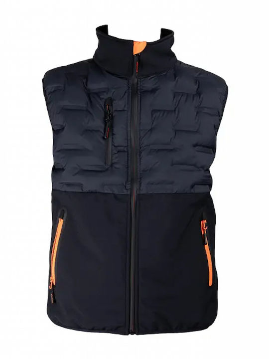Molossos Arbeitsweste Wasserdicht mit Fleece-Futter Blau Molossos Arbeitsweste Wasserdicht mit Fleece-Futter Blau