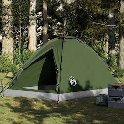 vidaXL Camping Tent Igloo Green for 4 People