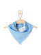 Kids Fabric Scarf Light Blue