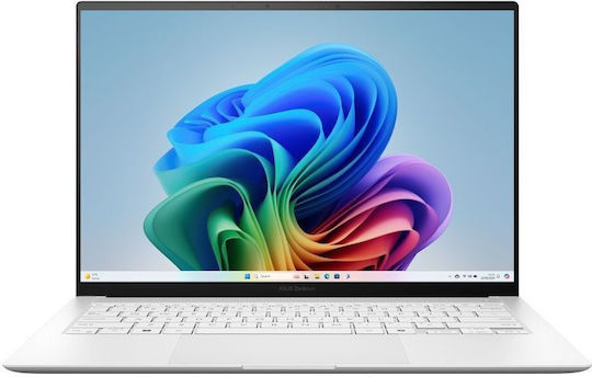 Asus Zenbook S 14 UX5406SA-PZ278X 14" OLED 120Hz (Kern Ultra 7-258V/32GB/1TB SSD/W11 Pro) Scandinavian White (International English Tastatur)