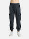 Cargo Sweatpants with Elastic Grey