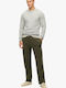 Sweatpants without Elastic Army Khaki