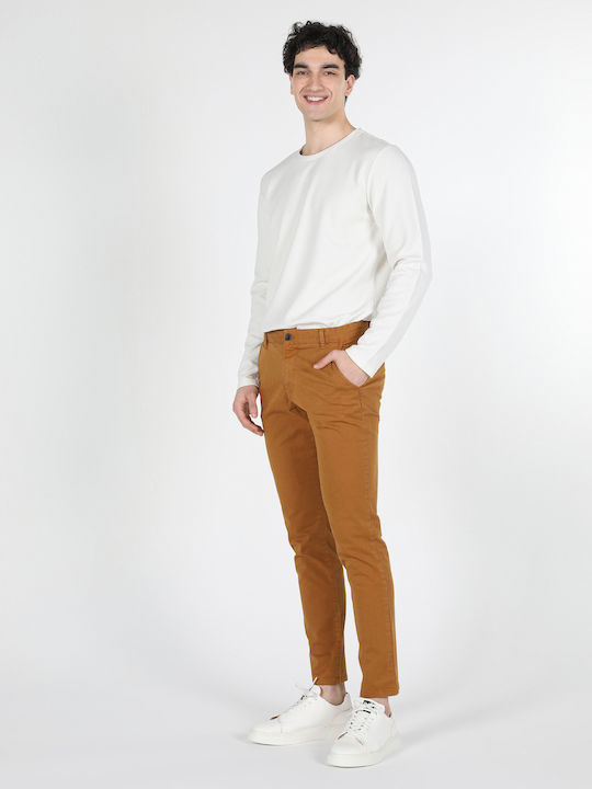 Colin's Pantaloni cu Croială Slim Albastru