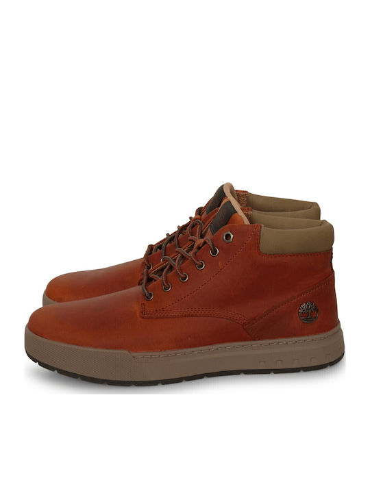 Timberland Δερμάτινα Μποτάκια Chukka Καφέ
