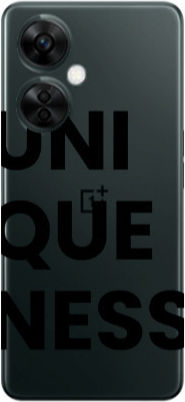 Oneplus Nord CE 3 Lite 5G Uni Que Ness Transparent Silicone TPU Case
