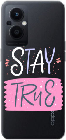 Oppo Reno 7 Lite Stay True Transparent Silicone Tpu Θήκη