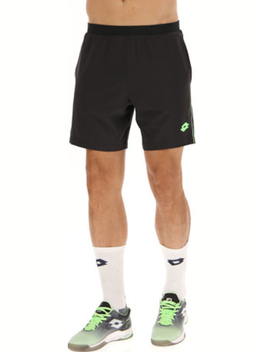 Lotto Herren Shorts All Black/Green