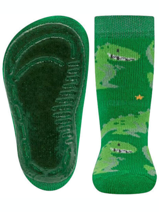 Ewers Kids' Slipper Socks Green