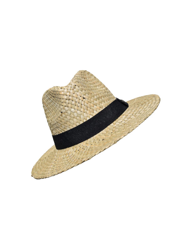 Straw Men's Hat Beige