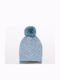Mütze Kinder Mütze Gestrickt Blau