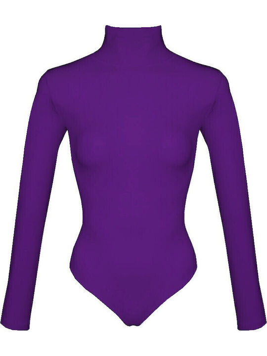 Helios Lingerie Long Sleeve Turtleneck Bodysuit...