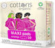 Cottons Organic Maxi Absorbante cu aripi 10buc