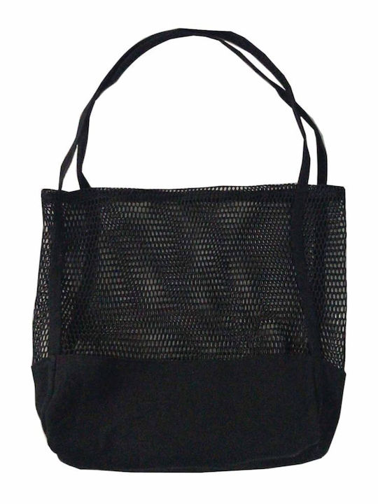 Fabric Beach Bag Black