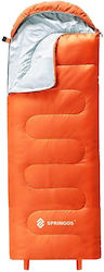 Springos Sleeping Bag Μονό Μούμια Orange Springos Sleeping Bag Μονό Μούμια Orange