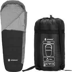 Sleeping Bag Μονό Μούμια Black Gray Sleeping Bag Μονό Μούμια Black Gray